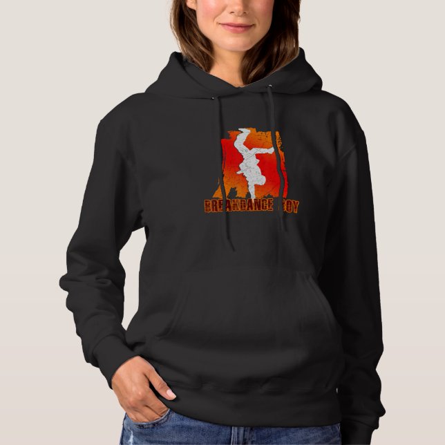 Dance Dancing Breakdance Boy 2 Hoodie (Front)