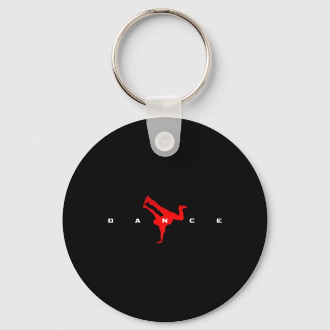 Dance Dancing Dancer  Keychain (Front)