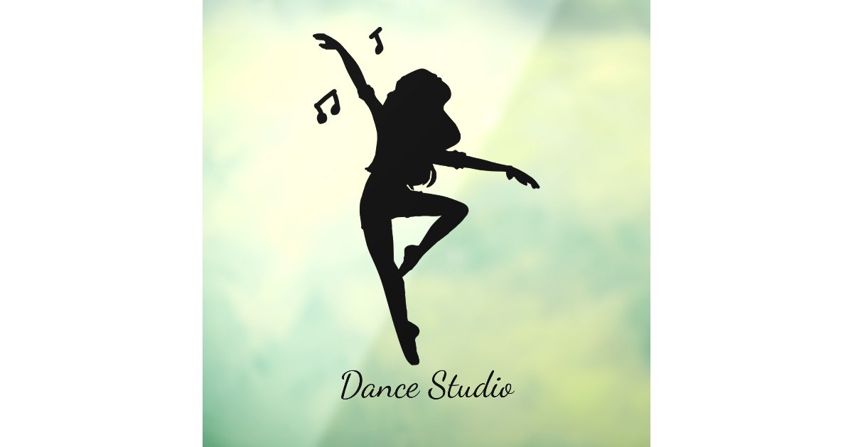 Dance Dancing Design Window Cling | Zazzle