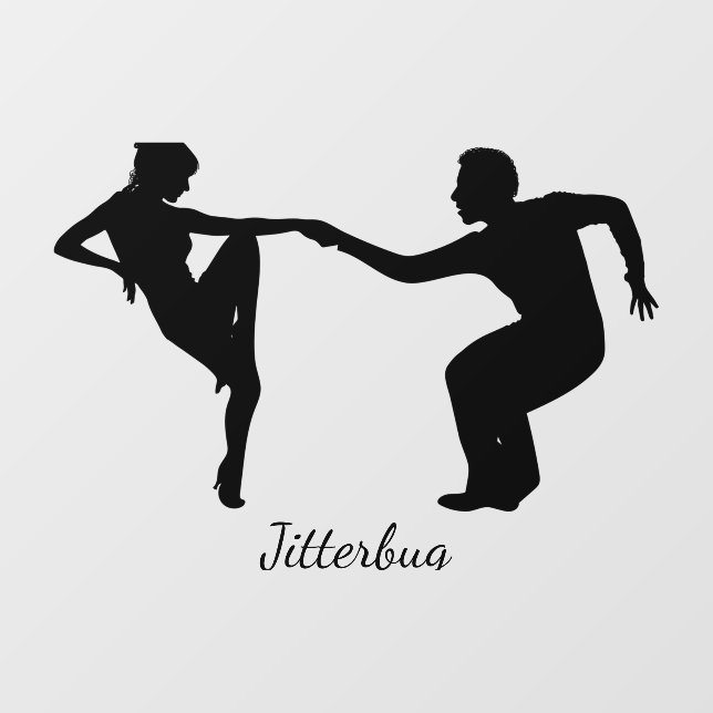 Dance Dancing Design Window Cling (Sheet)