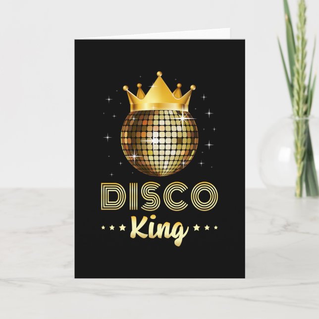 Dance Dancing Disco King Dancer Party Gift Idea Card (Front)