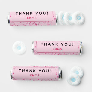 Dance Disco Ball Party Custom Pink Black Party Breath Savers® Mints