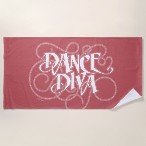 Dance Diva Beach Towel