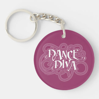 Dance Diva Keychain