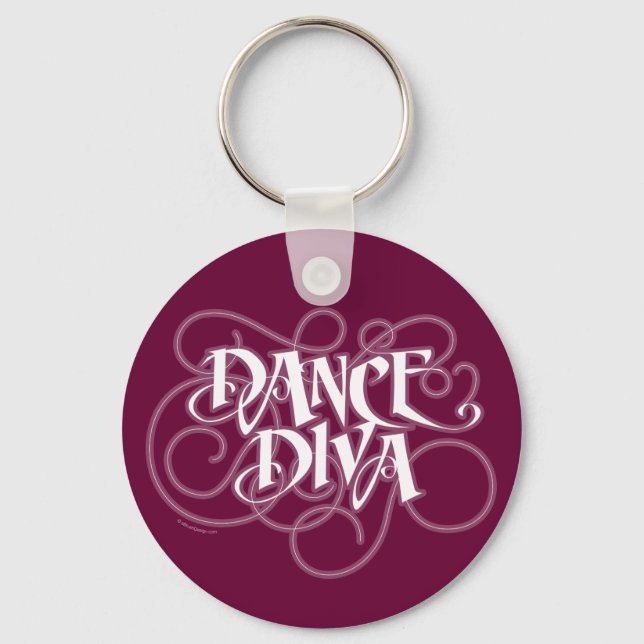Dance Diva Keychain (Front)