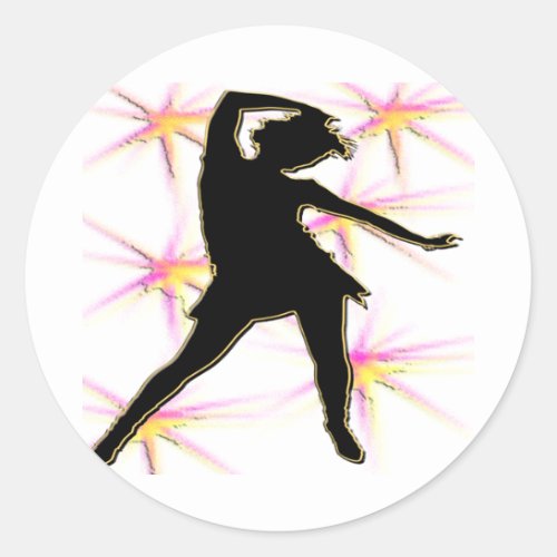 Dance Diva T_Shirts and Gifts Classic Round Sticker
