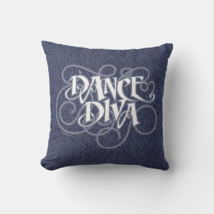 Dance Diva Throw Pillow