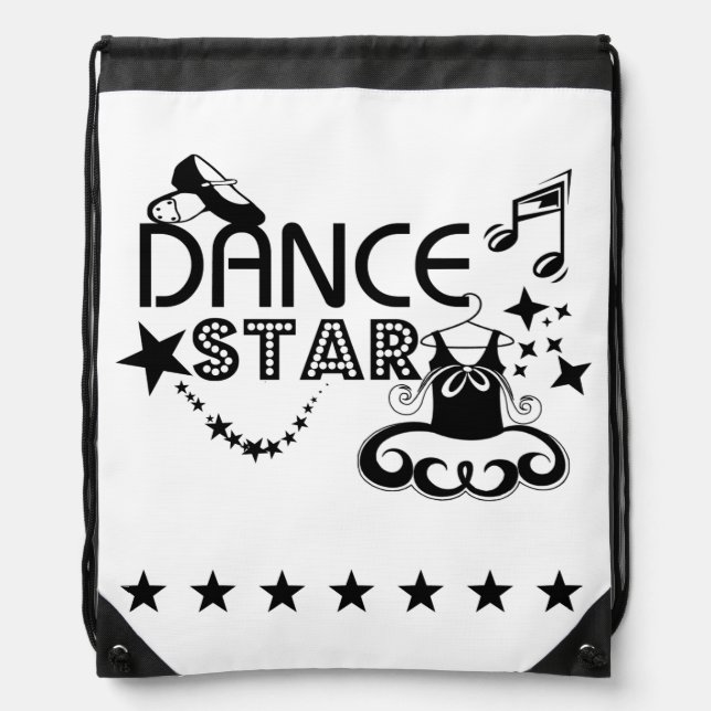 Dance Drawstring Bag (Front)