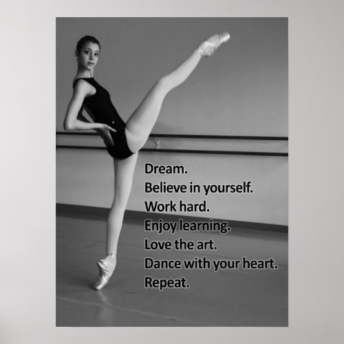 Dance Dream Gift for Dancers Poster