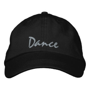 Dance Embroidered Cap, Dancer Theme Baseball Cap