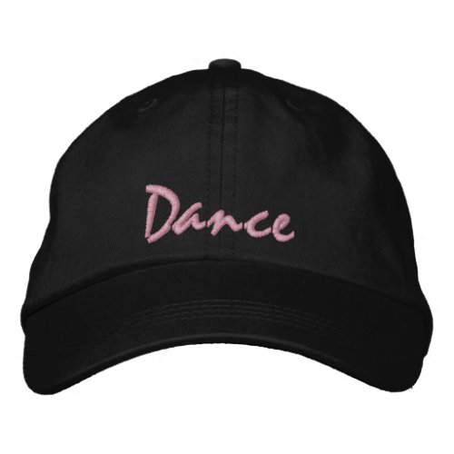 Dance Embroidered Cap Dancer Theme Embroidered Baseball Cap