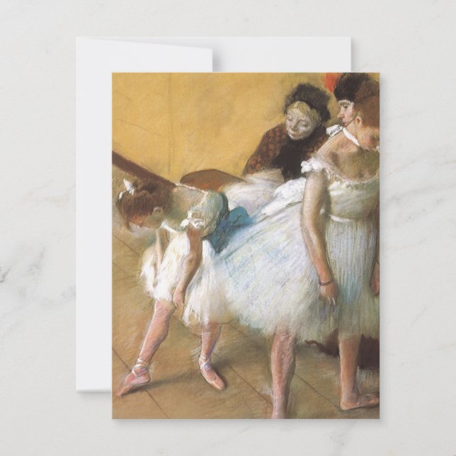 Dance Examination by Edgar Degas, Vintage Ballet (Front)