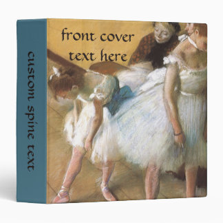 Dance Examination by Edgar Degas, Vintage Ballet 3 Ring Binder
