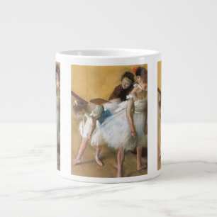 Dance Examination by Edgar Degas, Vintage Ballet Large Coffee Mug
