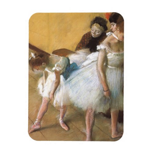 Dance Examination by Edgar Degas Vintage Ballet Magnet
