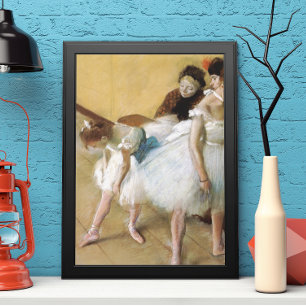 Dance Examination by Edgar Degas, Vintage Ballet Poster