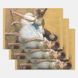 Dance Examination by Edgar Degas, Vintage Ballet Wrapping Paper Sheets