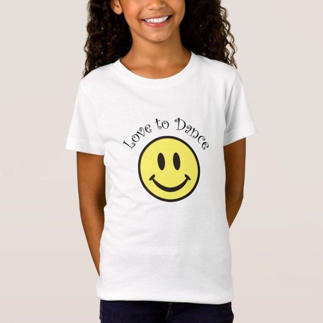 Dance Face Baby Doll T-shirt (Front)