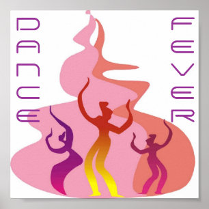 Dance Fever Portfolio 11x11 Poster