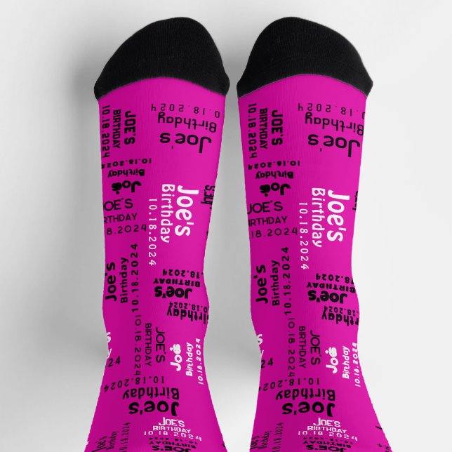 Dance Floor Bar & Birthday Take Home Gift Socks (Top)