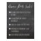 Dance Floor Rules sign | chalkboard fun sign