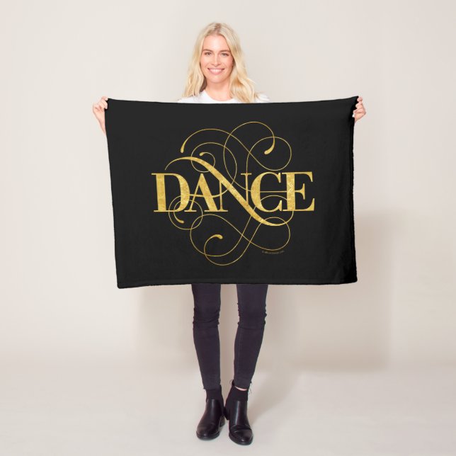 Dance Flourish Fleece Blanket (In Situ)