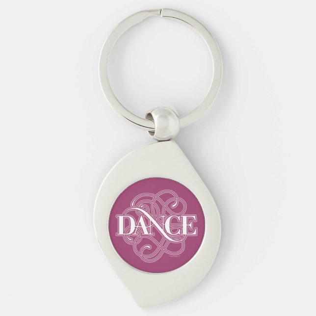 Dance Flourish Keychain (Front)