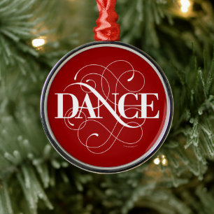 Dance Flourish Metal Ornament