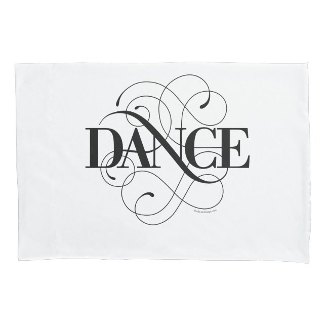 Dance Flourish Pillow Case (Front)