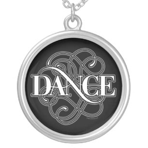Dance Flourish Silver Plated Necklace