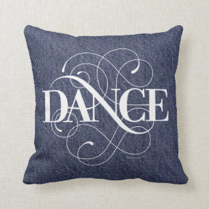 Dance Flourish Throw Pillow
