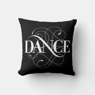 Dance Flourish Throw Pillow