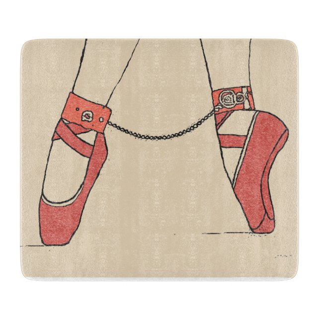Dance for me ballerina. Master- Submissive fantasy Cutting Board (Front)