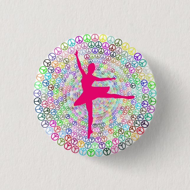Dance for Peace   Button (Front)