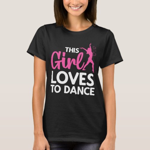  Dance For Women Girls Hip Hop Dancing Breakdance  T_Shirt