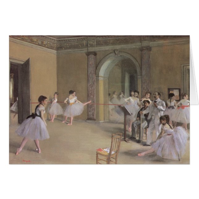 Dance Foyer at the Opera by Edgar Degas Cards (Front Horizontal)