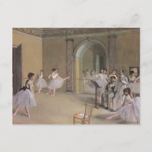 Dance Foyer at the Opera by Edgar Degas Postcard
