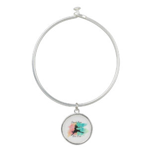 Dance Free Live Free Dance Keychain Bangle Bracelet