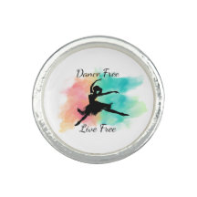 Dance Free Live Free Dance Keychain