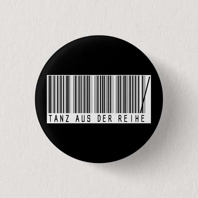 dance from the line pinback button (Front)