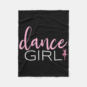 Dance Girl Dancing Ballerina Ballet Dancer Gift Fo Fleece Blanket