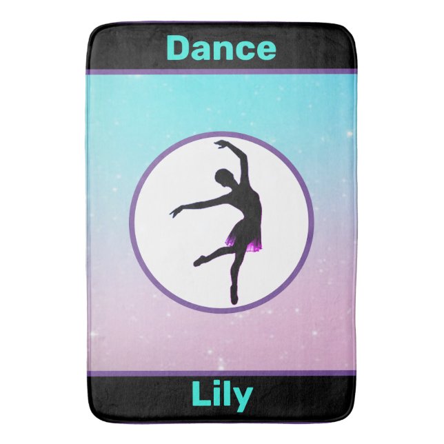 Dance Girls Bath Mat (Front Vertical)