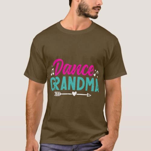 Dance Grandma Grandmother Dancer Grandmom Dancing  T_Shirt