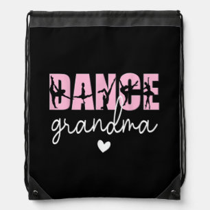Dance Grandma of A Dancer Grandmother, Happy Mothe Drawstring Bag