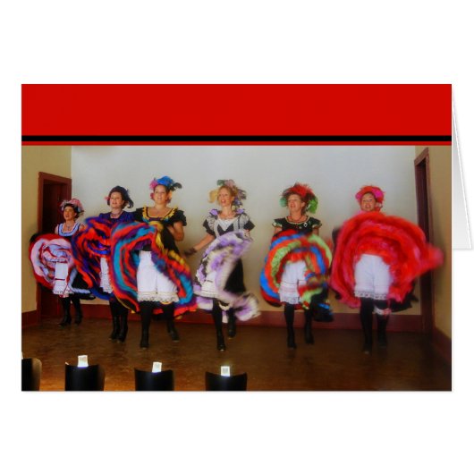 Dance Hall Girls Card (Front Horizontal)