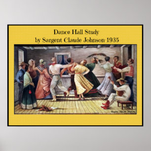 Dance Hall Study Poster