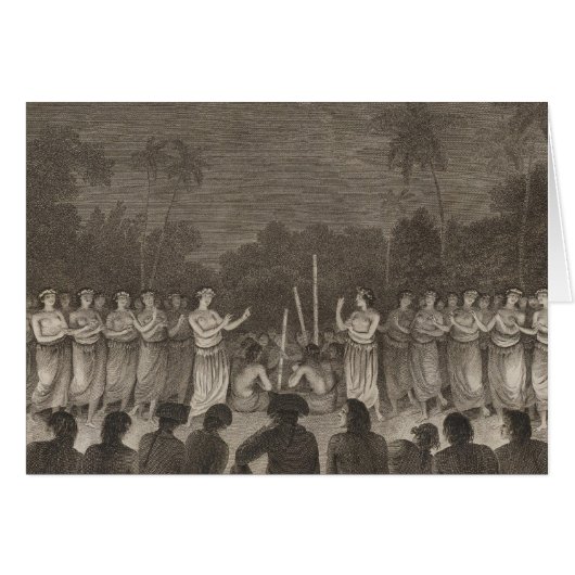 Dance, Hapaee, Tonga Cards (Front Horizontal)