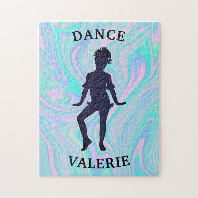 Dance Hologram Puzzle w/ Her Name! (Vertical)