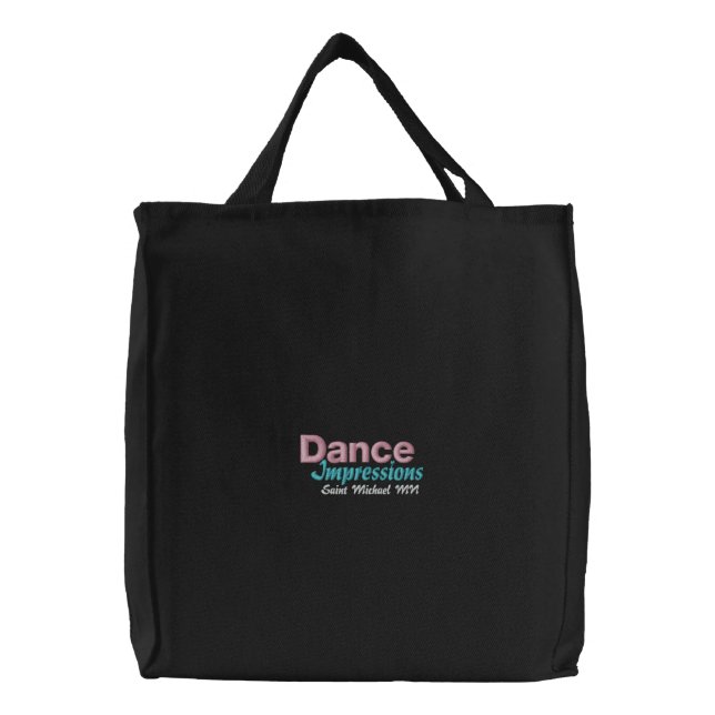 Dance Impressions Saint Michael Embroidered Tote Bag (Front)