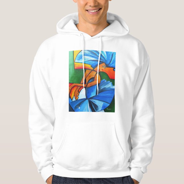 Dance in blue 2008 hoodie (Front)